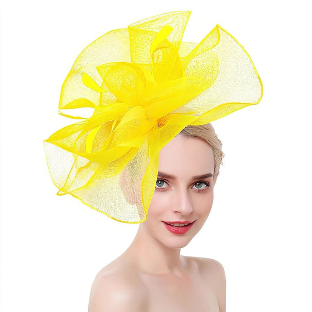 Women'S Fashion Kentucky Derby - Topi Hias Kepala dengan Jaring dan