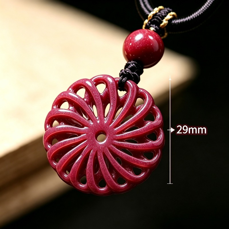 Women'S Fashion Jewellery - Kalung Liontin Kincir Angin Batu Giok