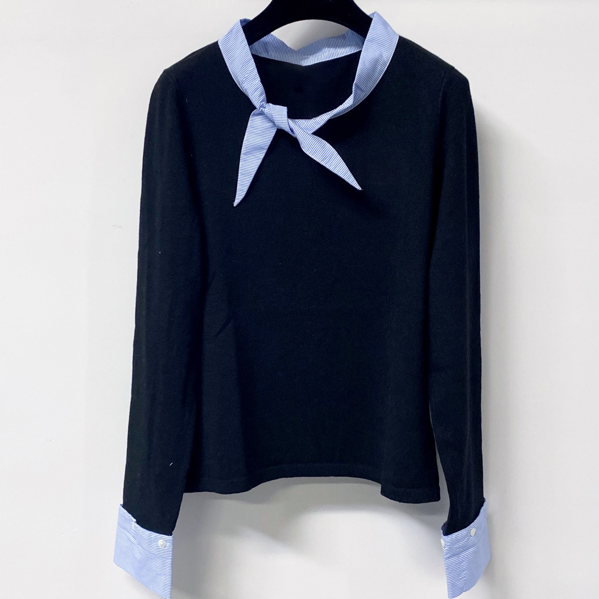 Atasan Rajut Wanita Berkualita - Women Fashion Necktie ulasan dan harga