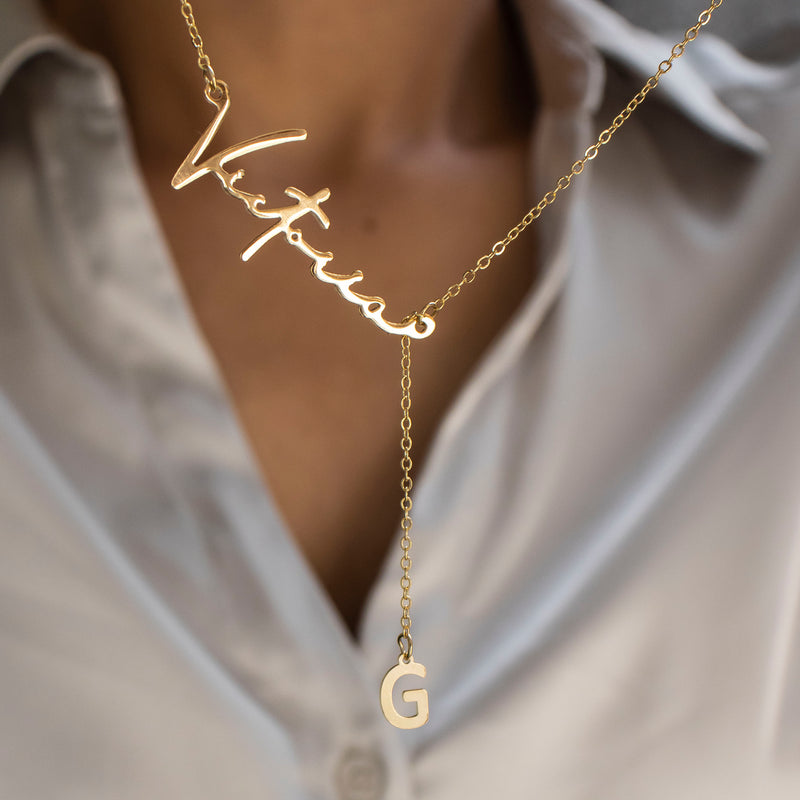 Kalung Baja Tahan Karat Panjan - Women Fashion Dress Names ulasan dan harga