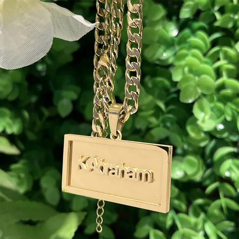Kalung nama kustom Hip Hop unt - Women Fashion Names ulasan dan harga