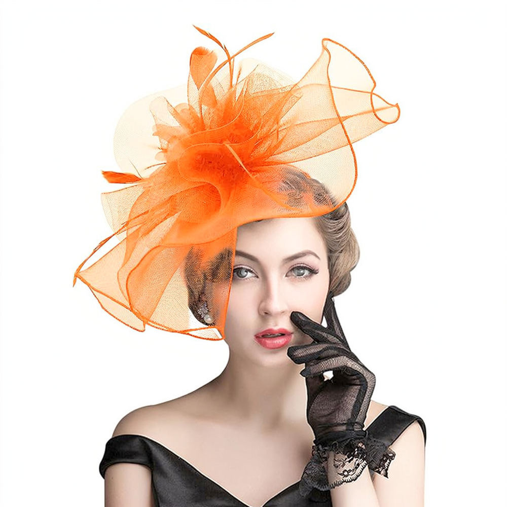 Topi Hias Kepala dengan Jaring - Women'S Fashion Kentucky Derby ulasan dan harga
