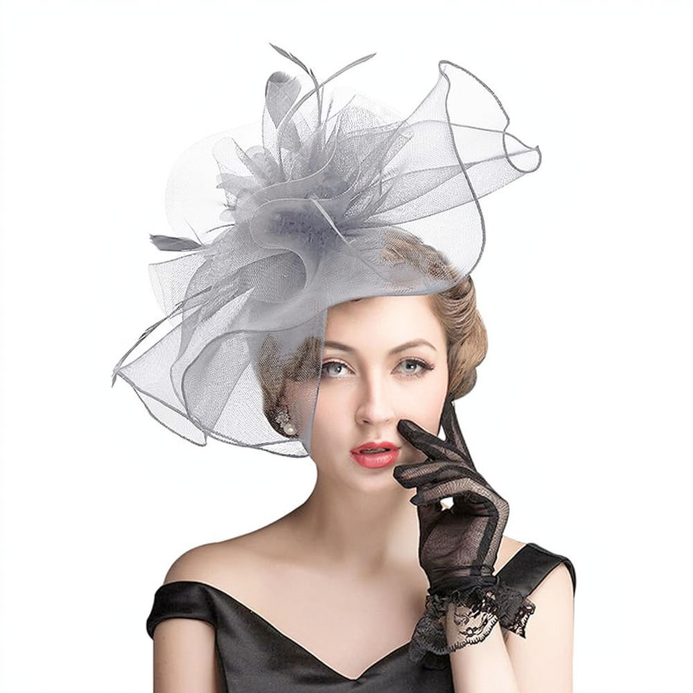 Topi Hias Kepala dengan Jaring - Women'S Fashion Kentucky Derby ulasan dan harga