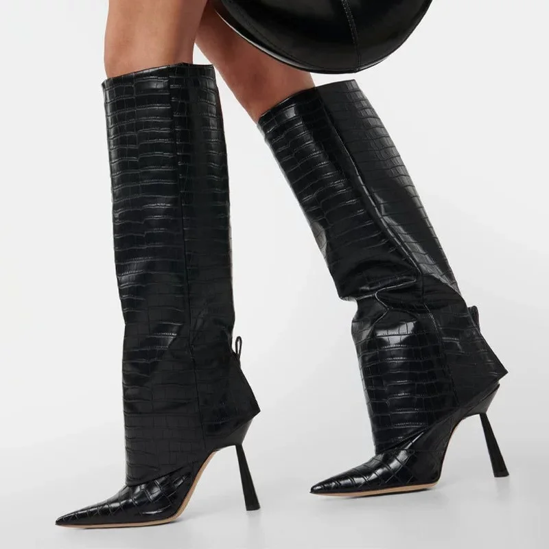 Eilyken 2027 Desain Musim Gugu - Women'S Fashion Knee High Boots ulasan dan harga