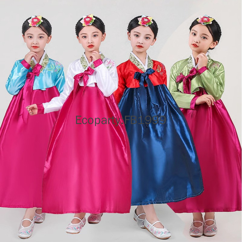 Gaun Hanbok anak perempuan 4 w - Women'S Fashion Korea ulasan dan harga