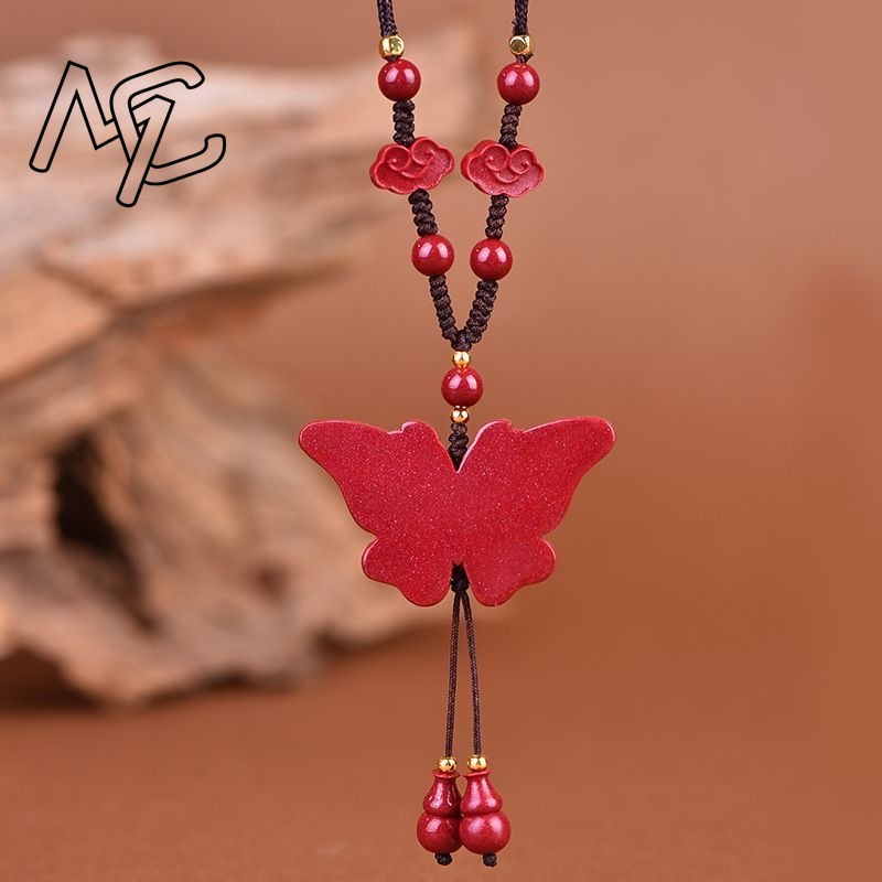 Kalung Liontin Kupu-kupu Batu  - Women'S Fashion Jewellery ulasan dan harga