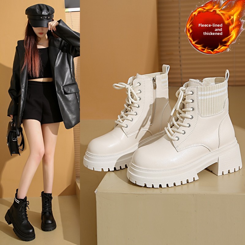 Sepatu Botel Wanita Model Hak  - Women'S Fashion Korea ulasan dan harga
