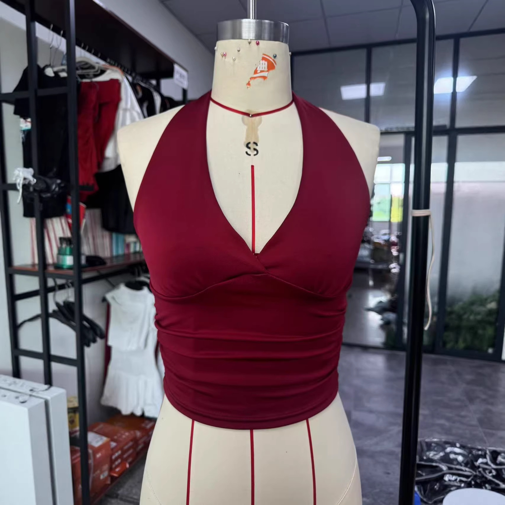 Atasan Tank Top Halter Neck Fa - Women'S Fashion Vest Tops ulasan dan harga