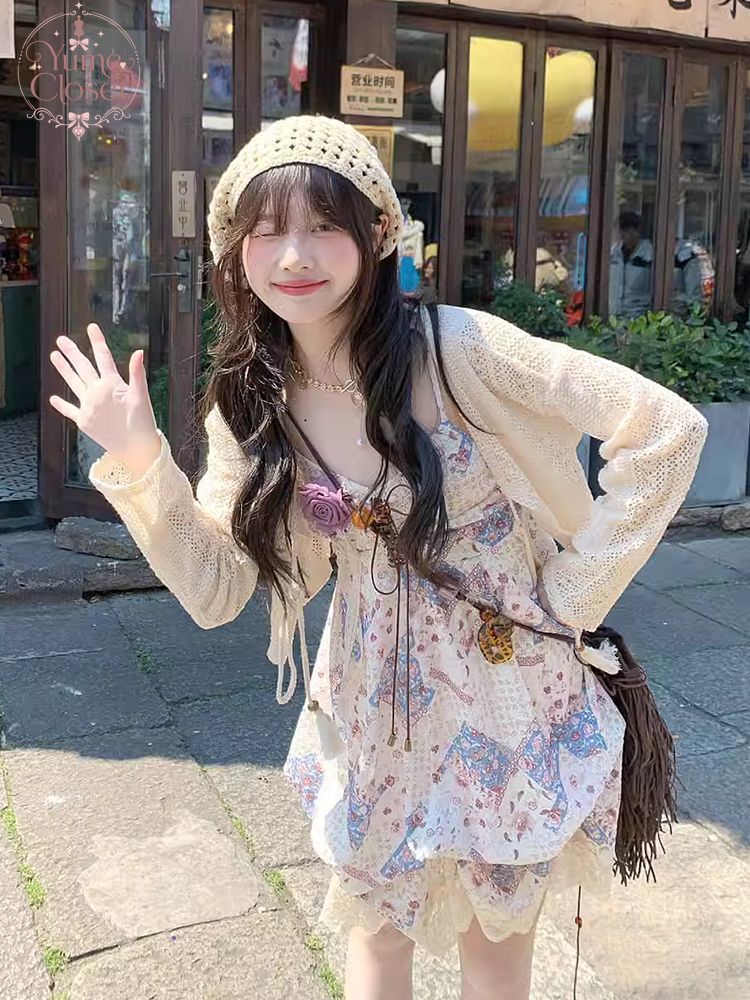 Setelan Gaun Cami Vintage Musi - Lace Trim Cami ulasan dan harga