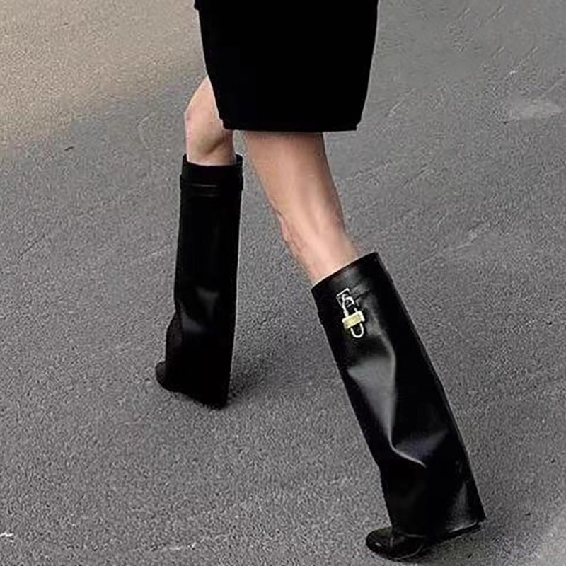 Sepatu Bot Selutut Wanita Mode - Women'S Fashion Knee High Boots ulasan dan harga