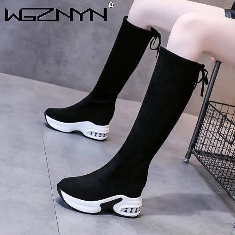 Sepatu bot panjang Platform Ch - Women'S Fashion Knee High Boots ulasan dan harga