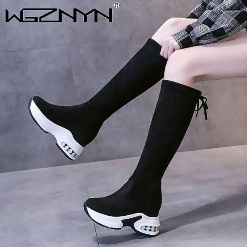 Sepatu bot panjang Platform Ch - Women'S Fashion Knee High Boots ulasan dan harga