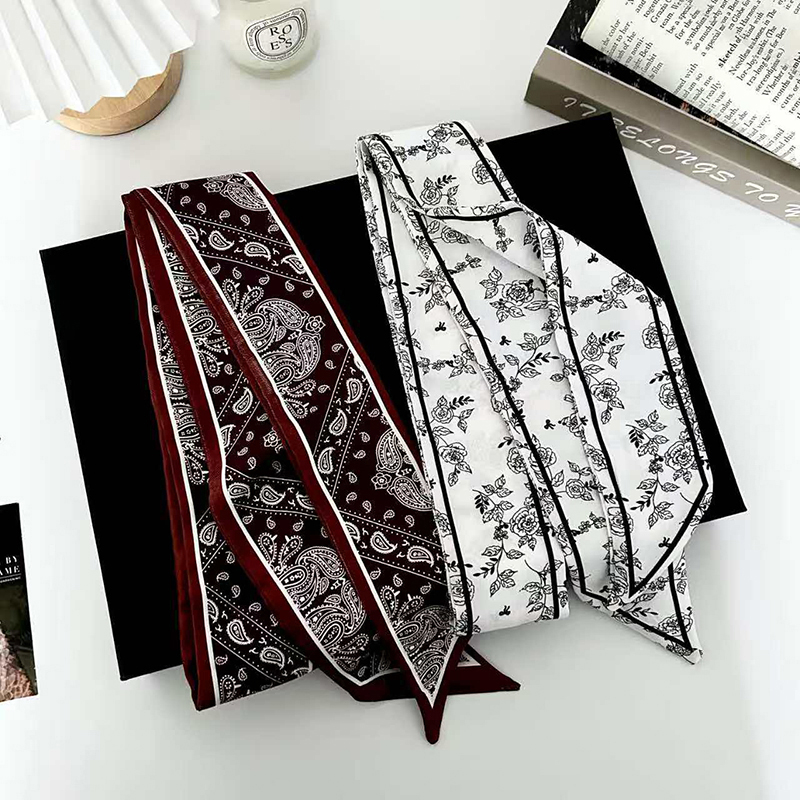 Selendang sutra tipis wanita,  - Women Fashion Necktie ulasan dan harga