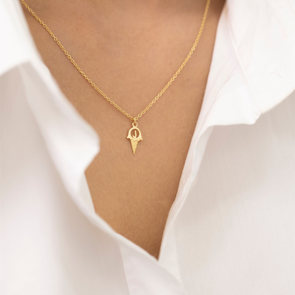 Kalung Es Krim Berongga Mode K - Women Fashion Dress Names ulasan dan harga