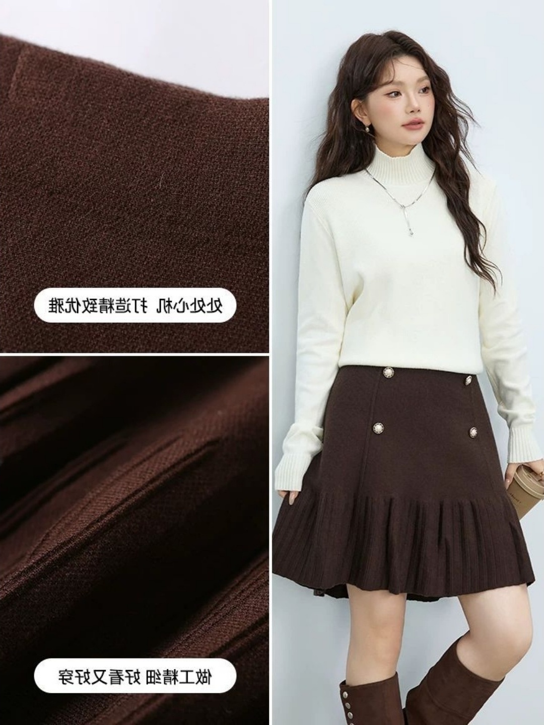 Rok A-Line ukuran besar, model - Women Fashion Over The Years ulasan dan harga