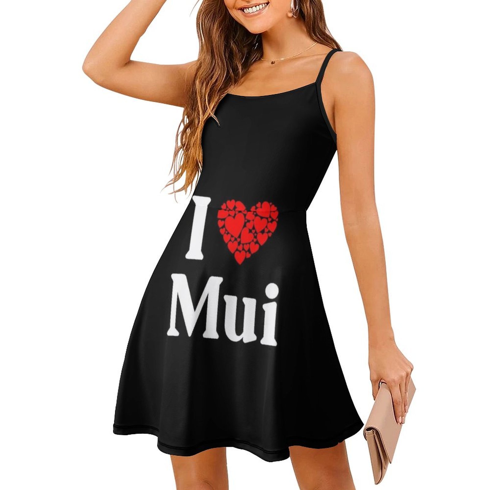 Gaun Mui Heart-I Love Mui Boho - Women Fashion Dress Names ulasan dan harga