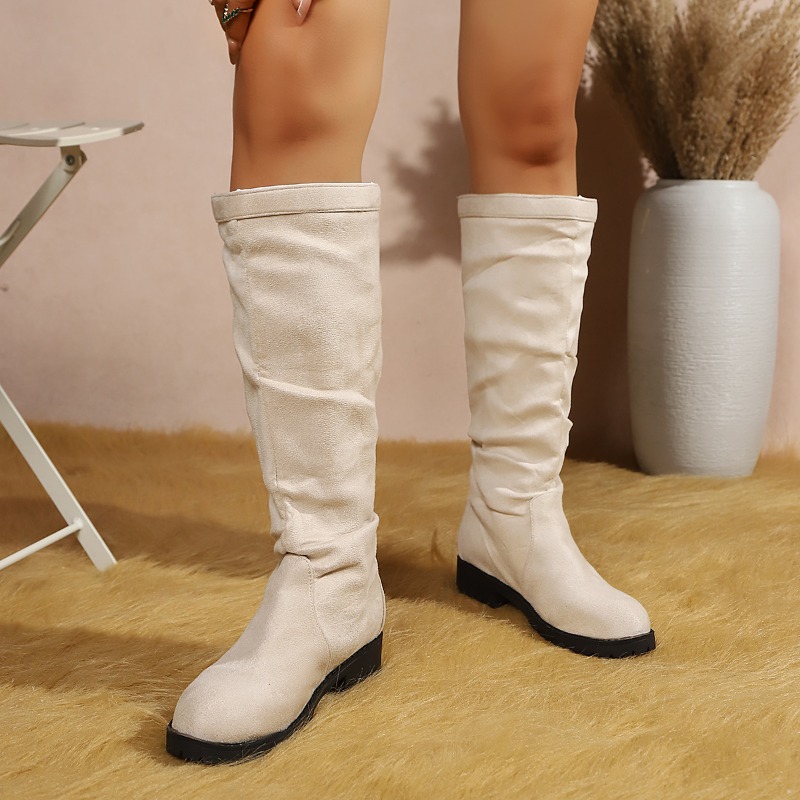 Sepatu Bot Wanita Setinggi Lut - Women'S Fashion Knee High Boots ulasan dan harga