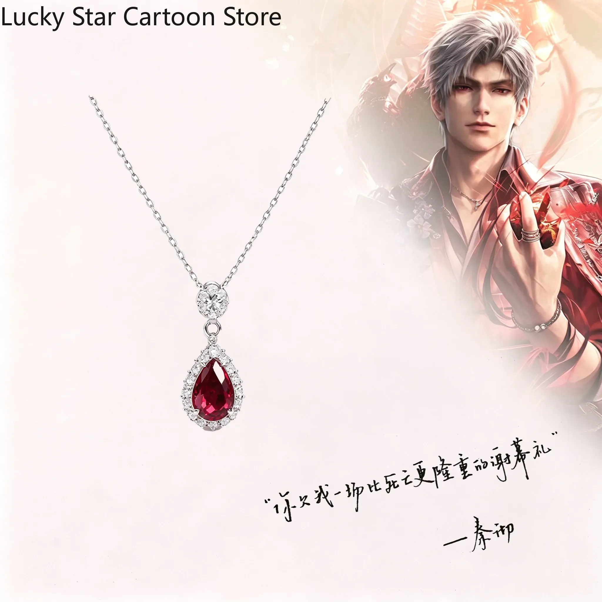 Kalung Liontin Warna Mata Bert - Women'S Fashion Korea ulasan dan harga